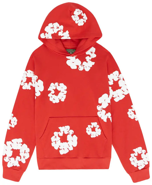 Denim Tears The Cotton Wreath Sweatshirt 'Red
